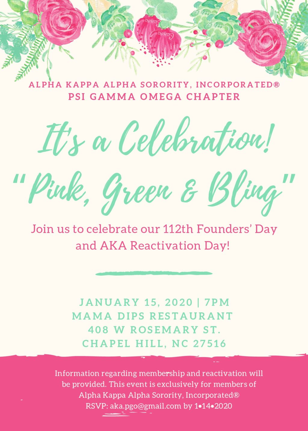 AKA REACTIVATION DAY – Psi Gamma Omega